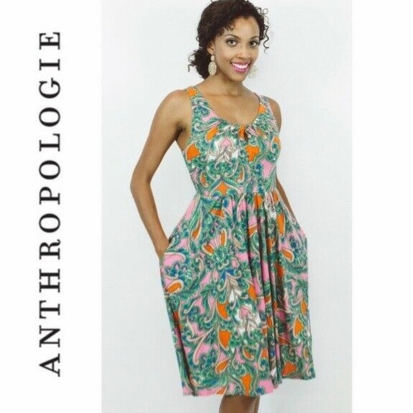 Anthropologie | Lilka | Paisley Jersey Dress - Picture 3 of 7